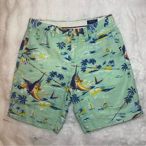 Ralph Lauren Men's Tropical Print Shorts SZ 33